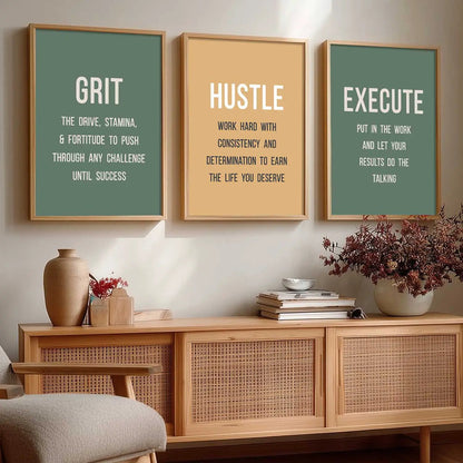 Motivational Wall Art Paintings for Living Room - Wall Poster With frames by Kotart store