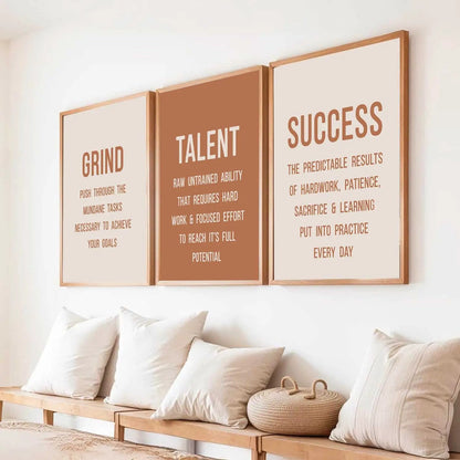 Motivational Wall Art Paintings for Living Room - Wall Poster With frames by Kotart store