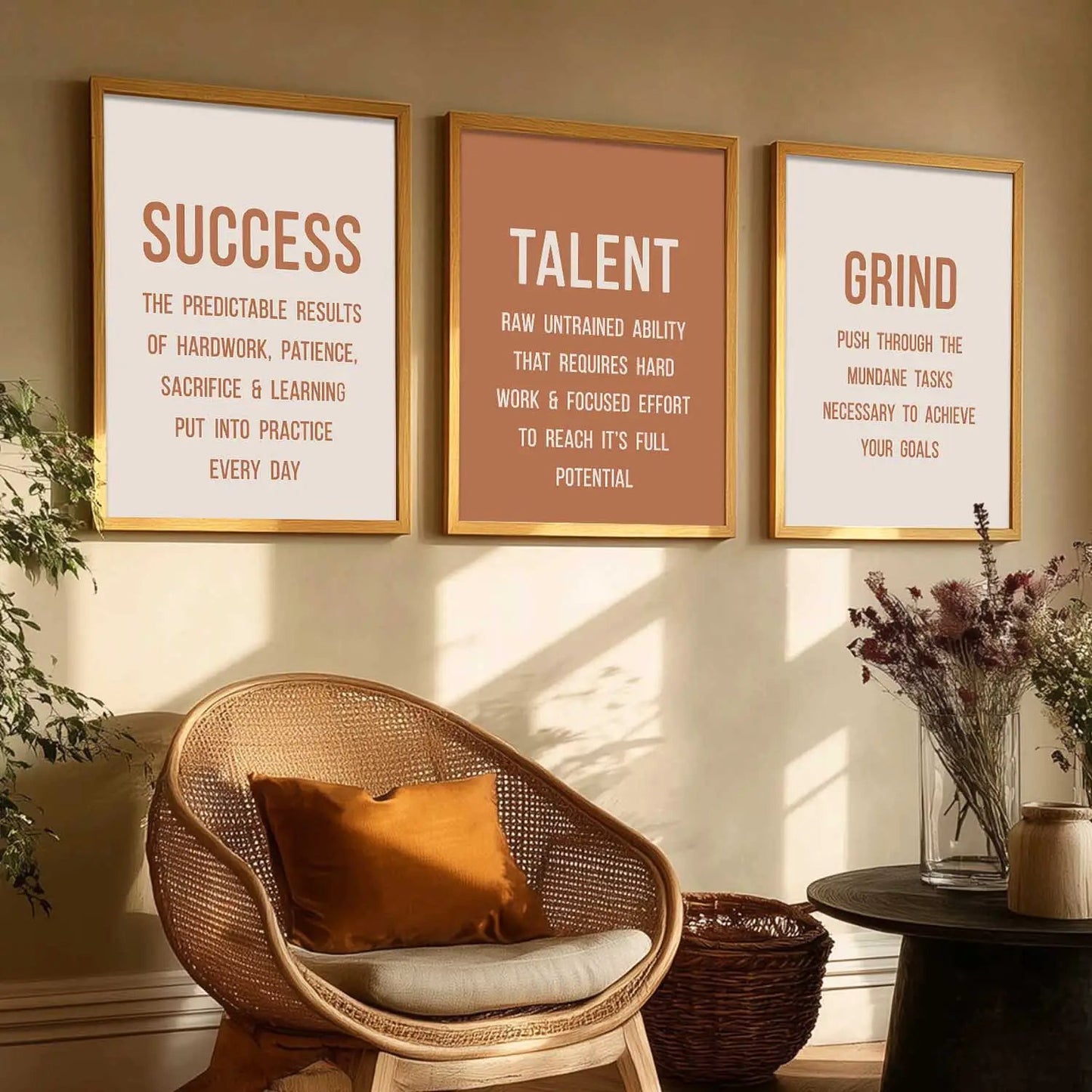 Motivational Wall Art Paintings for Living Room - Wall Poster With frames by Kotart store