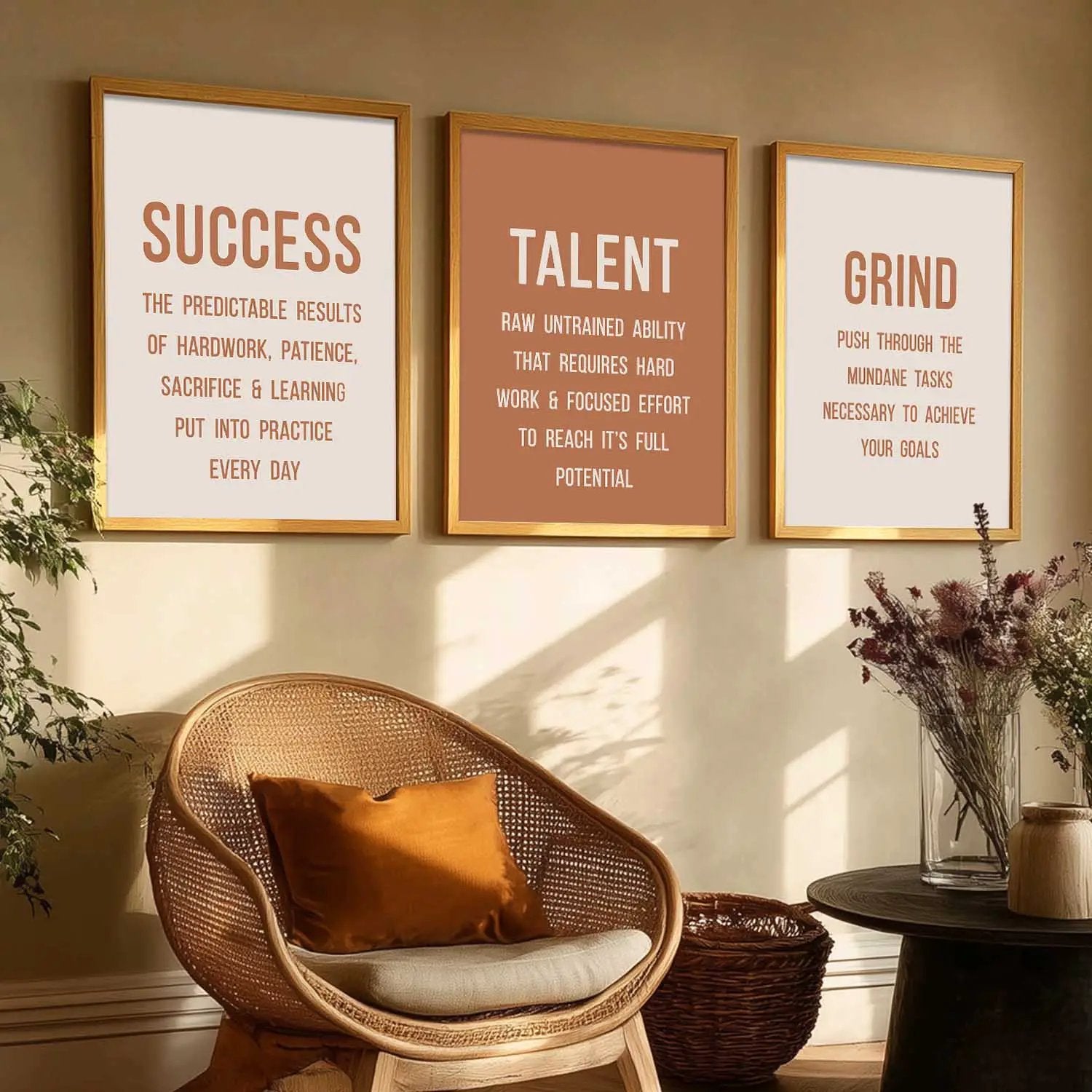 Motivational Wall Art Paintings for Living Room - Wall Poster With frames by Kotart store