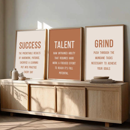 Motivational Wall Art Paintings for Living Room - Wall Poster With frames by Kotart store