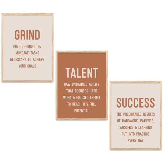 Motivational Wall  Art Paintings for Living Room - Wall Poster With frames