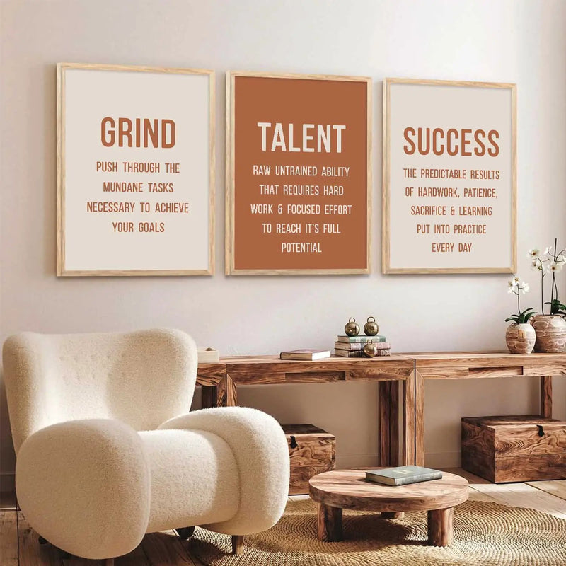 Motivational Wall Art Paintings for Living Room - Wall Poster With frames by Kotart store