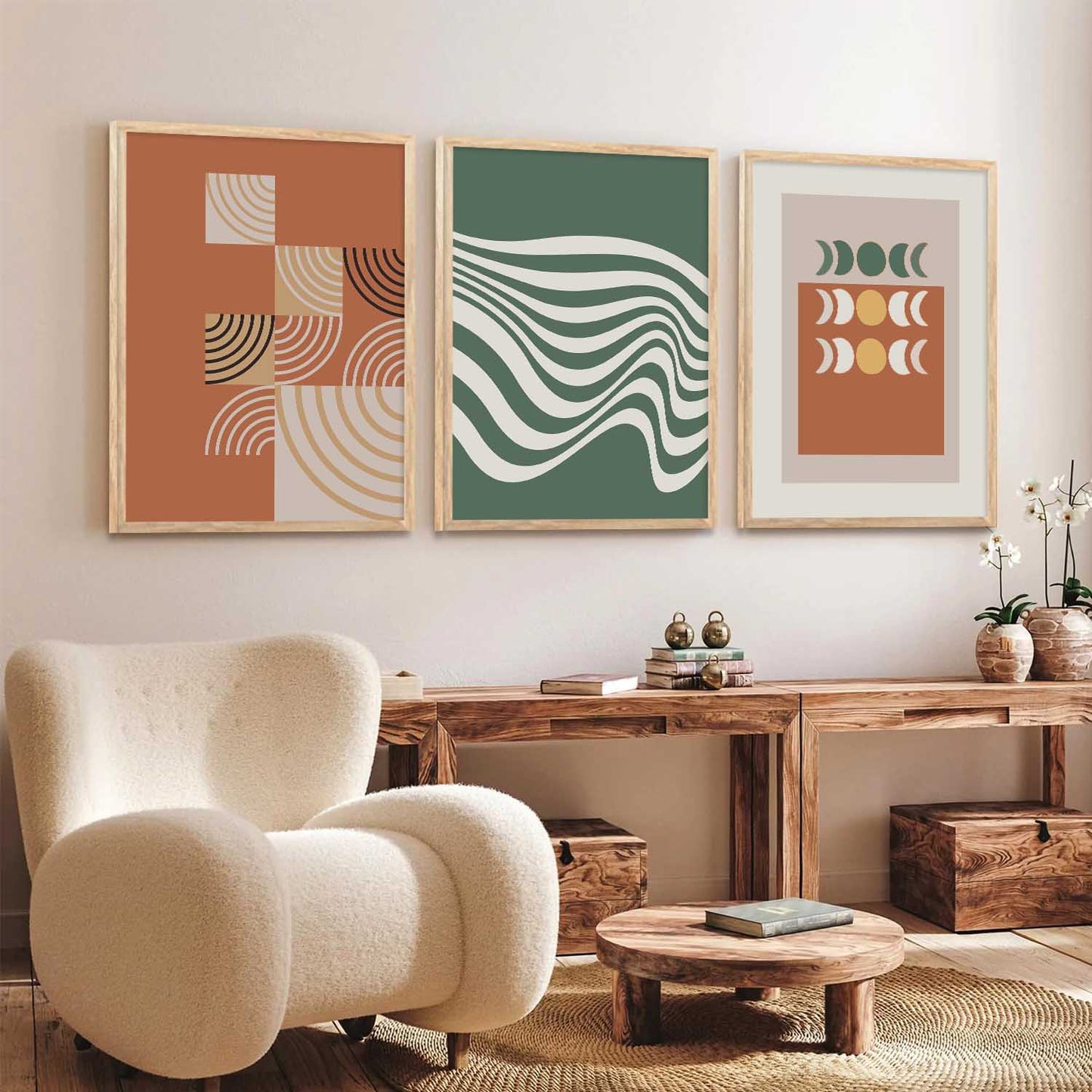 Modern   Wall Art Paintings for Living Room - Wall Poster With frames