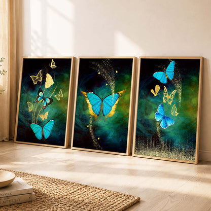 Golden Wall Art Sets - Modern Art for a Touch of Class