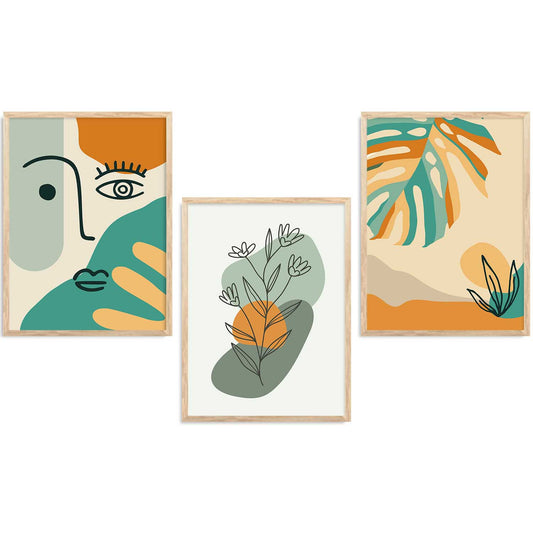 Boho   Wall  Art Paintings for Living Room - Wall Poster With frames