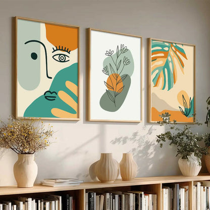Boho   Wall  Art Paintings for Living Room - Wall Poster With frames