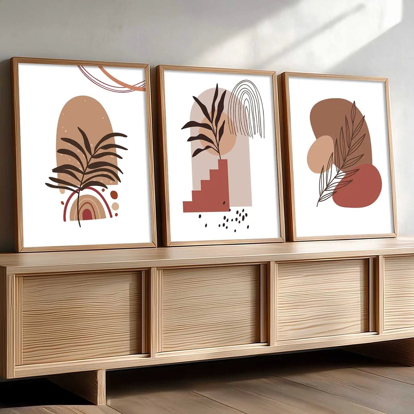Boho  Wall  Art Paintings for Living Room - Wall Poster With frames