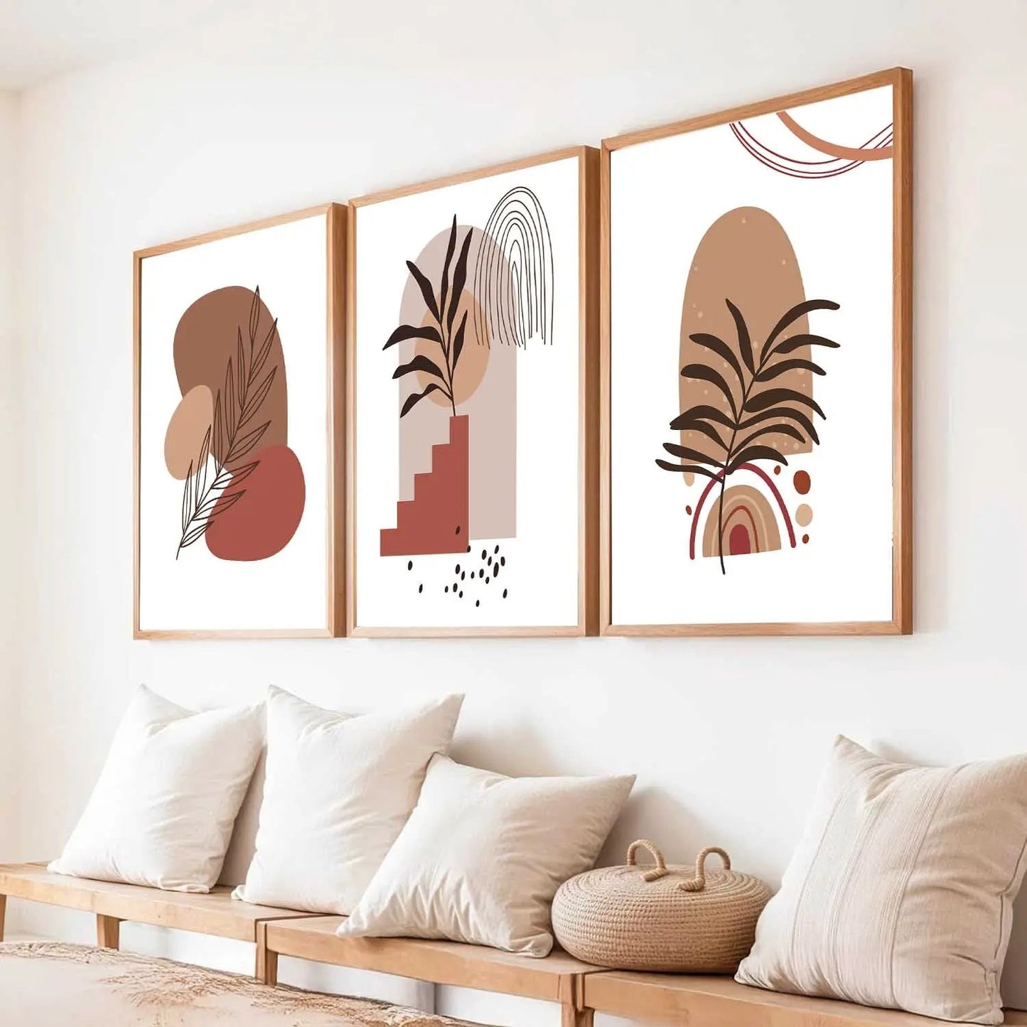Boho  Wall  Art Paintings for Living Room - Wall Poster With frames