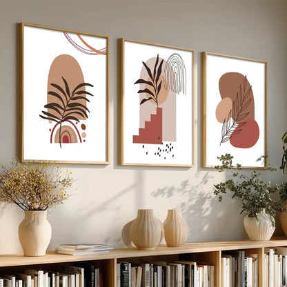 Boho  Wall  Art Paintings for Living Room - Wall Poster With frames