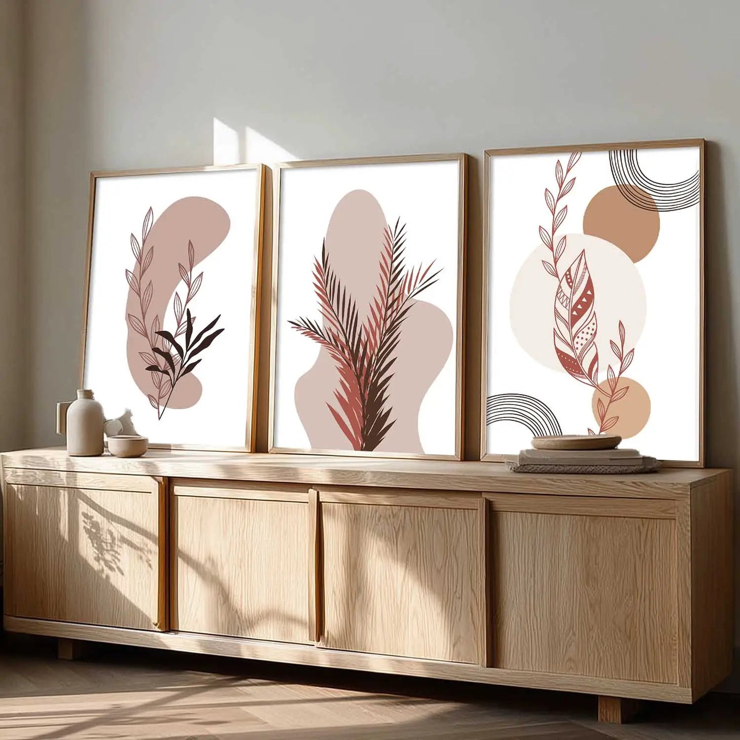 Boho  Wall Art Paintings for Living Room - Wall Poster With frames