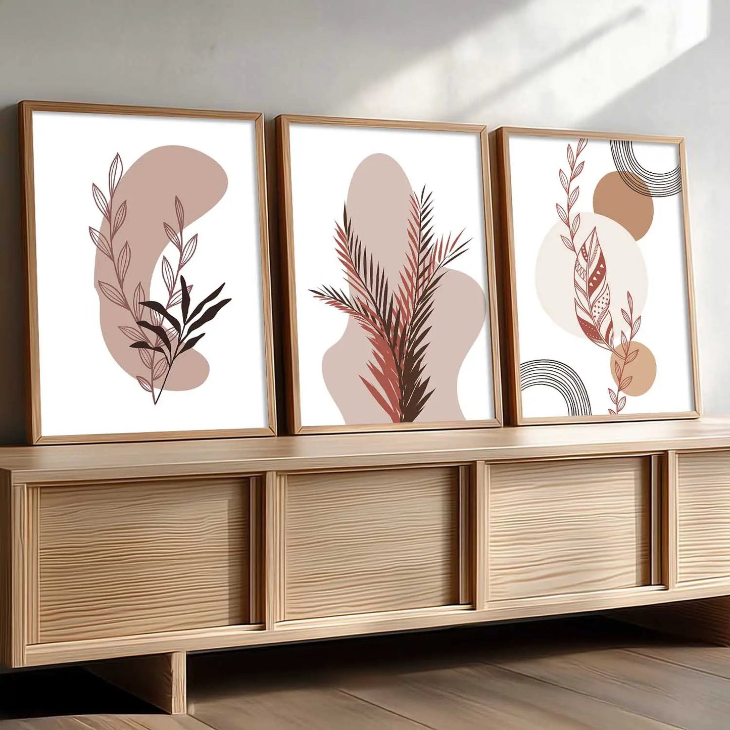 Boho  Wall Art Paintings for Living Room - Wall Poster With frames
