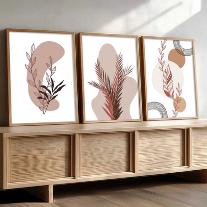 Boho  Wall Art Paintings for Living Room - Wall Poster With frames