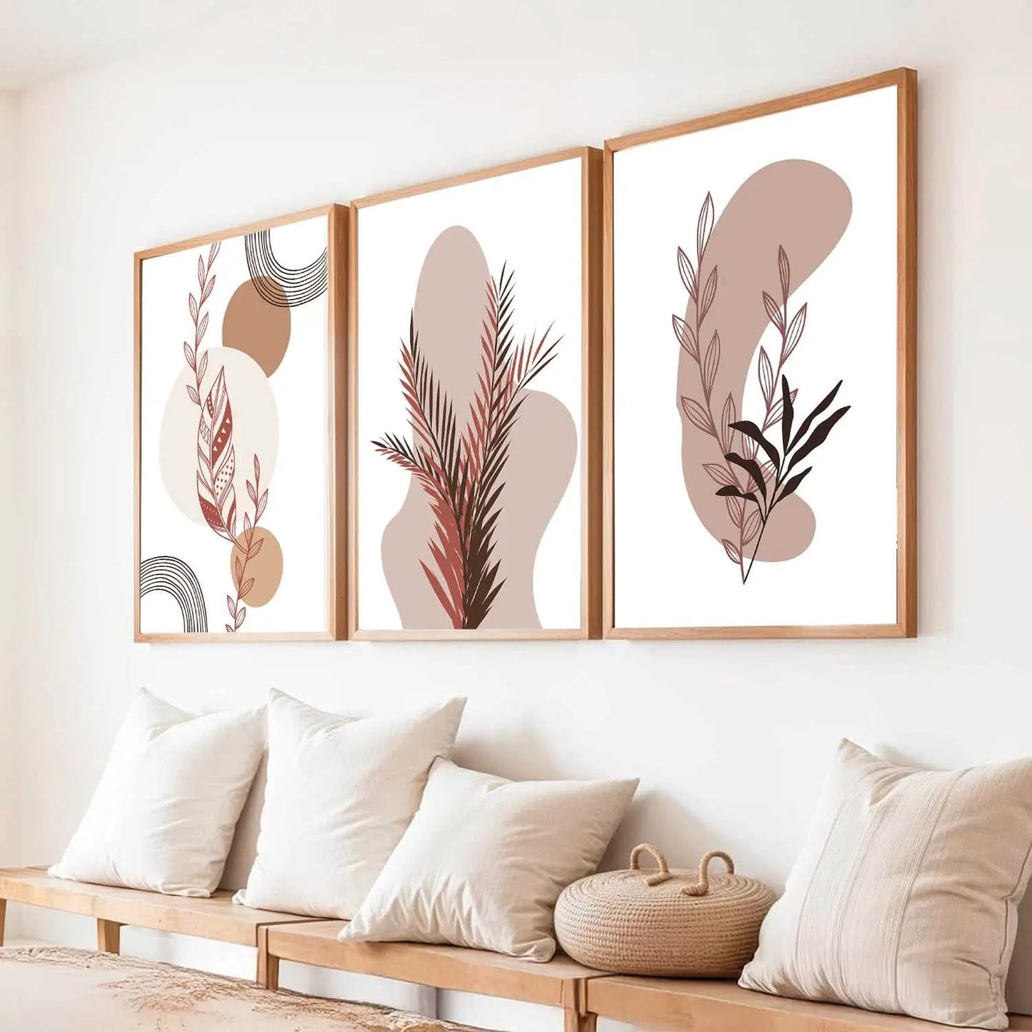 Boho  Wall Art Paintings for Living Room - Wall Poster With frames
