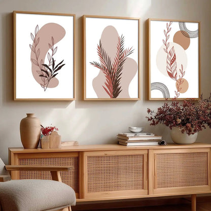 Boho  Wall Art Paintings for Living Room - Wall Poster With frames