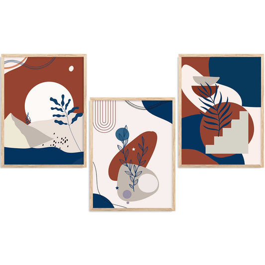 Boho Wall  Art Paintings for Living Room - Wall Poster With frames