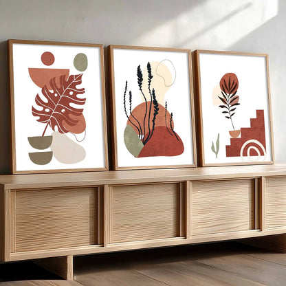 Boho  Wall  Art Paintings for Living Room - Wall Poster With frames