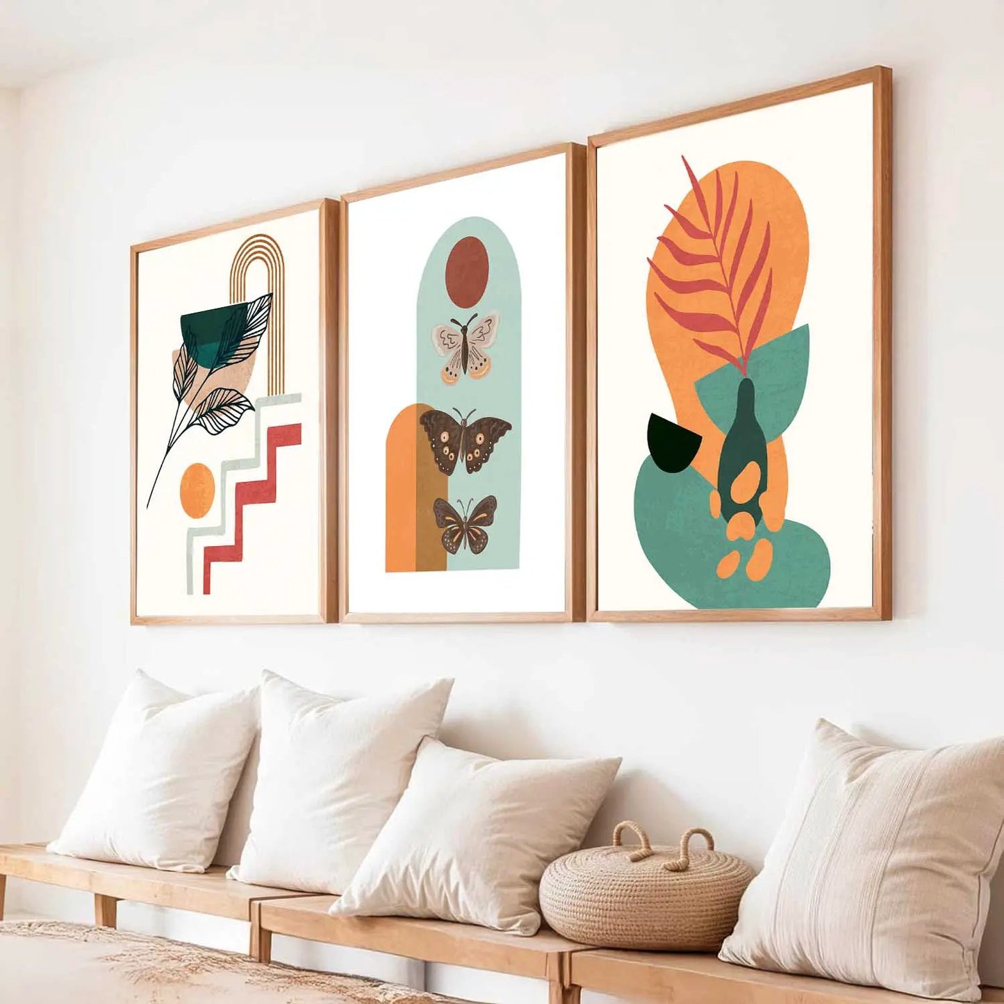 Boho  Wall Art Paintings for Living Room - Wall Poster With frames