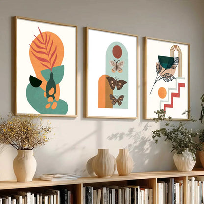 Boho  Wall Art Paintings for Living Room - Wall Poster With frames