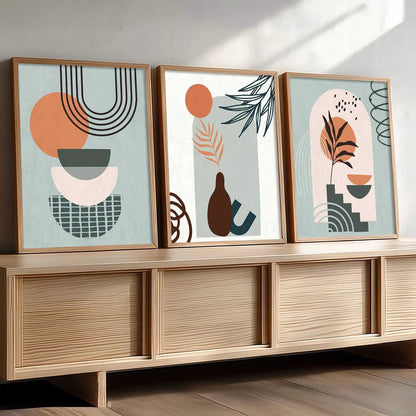 Boho  Wall   Art Paintings for Living Room - Wall Poster With frames