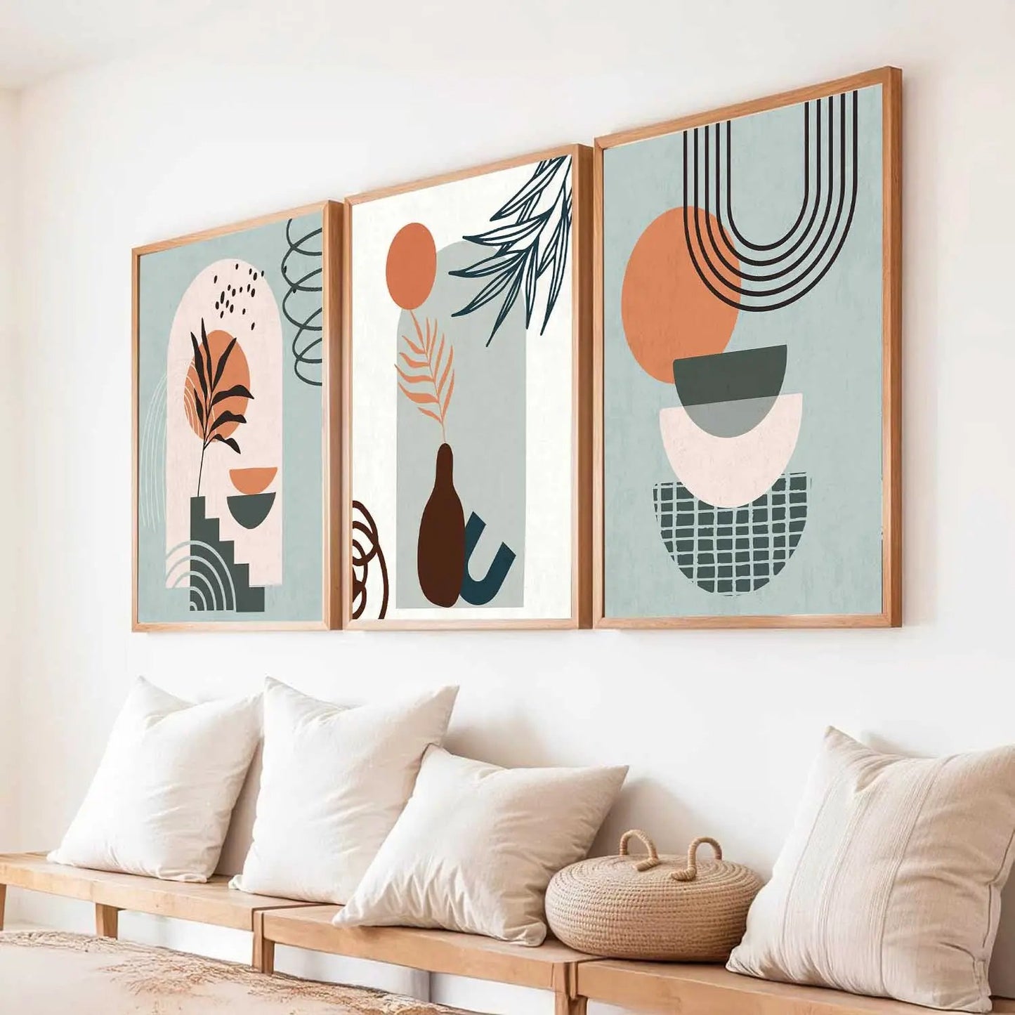 Boho  Wall   Art Paintings for Living Room - Wall Poster With frames