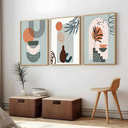 Boho  Wall   Art Paintings for Living Room - Wall Poster With frames