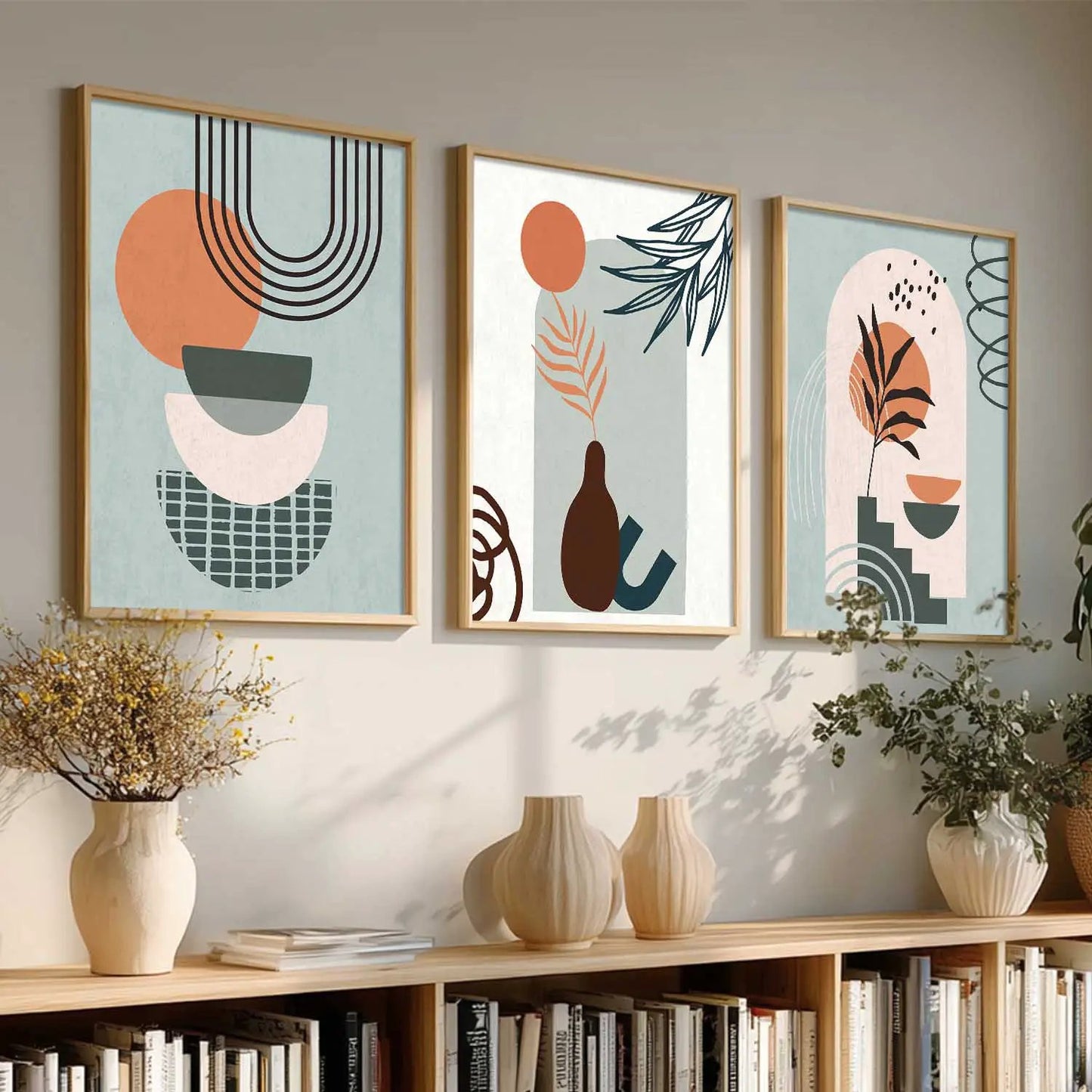 Boho  Wall   Art Paintings for Living Room - Wall Poster With frames