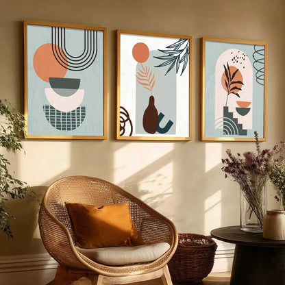 Boho  Wall   Art Paintings for Living Room - Wall Poster With frames