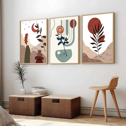 Floral Wall Art Paintings for Living Room - Wall Poster With frames by Kotart store