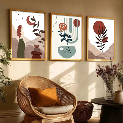 Floral Wall Art Paintings for Living Room - Wall Poster With frames by Kotart store