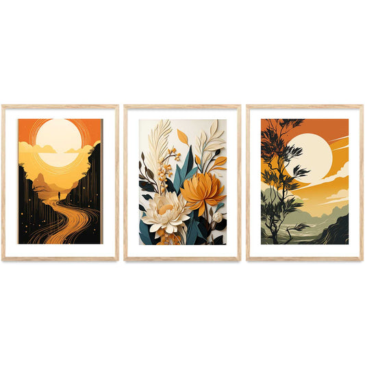 Modern  Wall  Art Paintings for Living Room - Wall Poster With frames