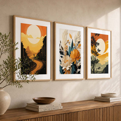 Modern  Wall  Art Paintings for Living Room - Wall Poster With frames