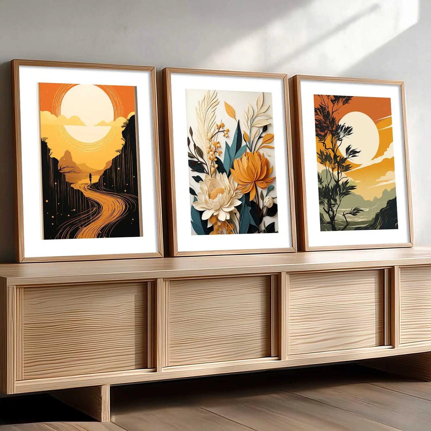 Modern Wall Art Paintings for Living Room - Wall Poster With frames by Kotart store