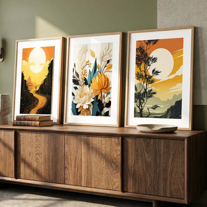 Modern  Wall  Art Paintings for Living Room - Wall Poster With frames