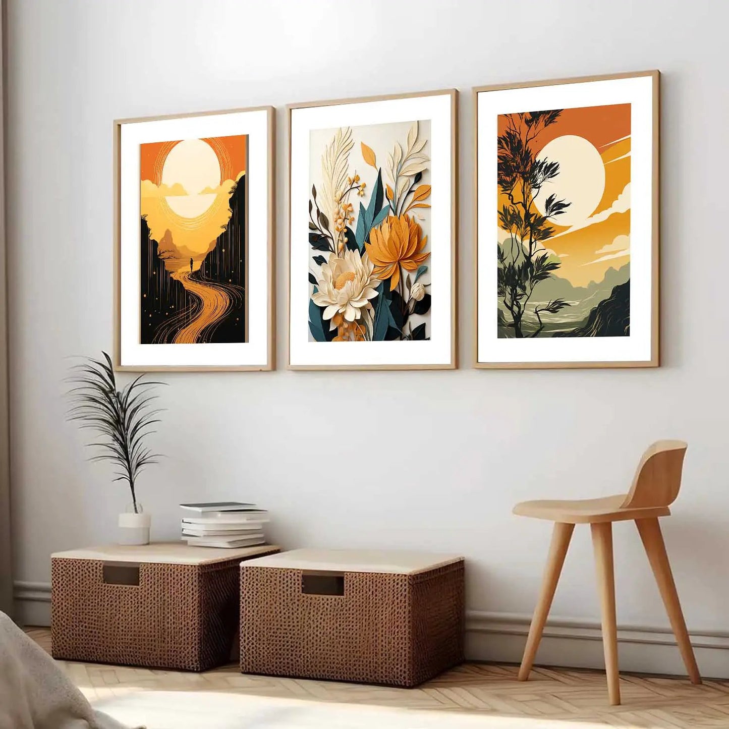 Modern Wall Art Paintings for Living Room - Wall Poster With frames by Kotart store