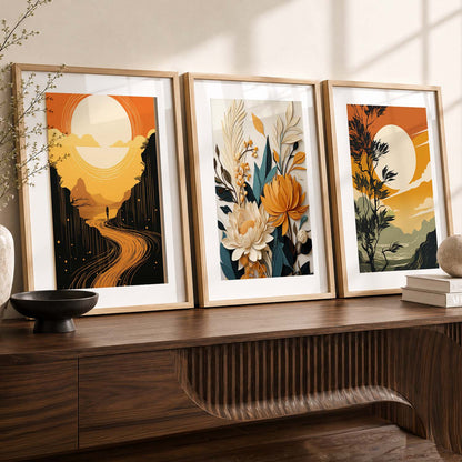 Modern  Wall  Art Paintings for Living Room - Wall Poster With frames