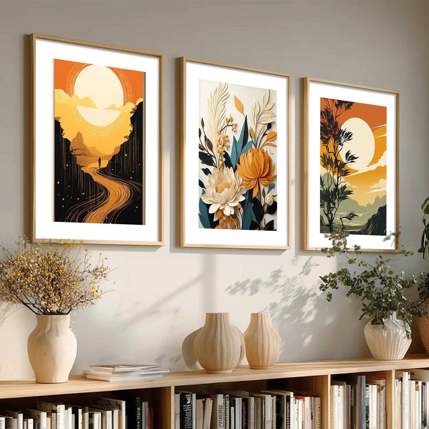 Modern Wall Art Paintings for Living Room - Wall Poster With frames by Kotart store