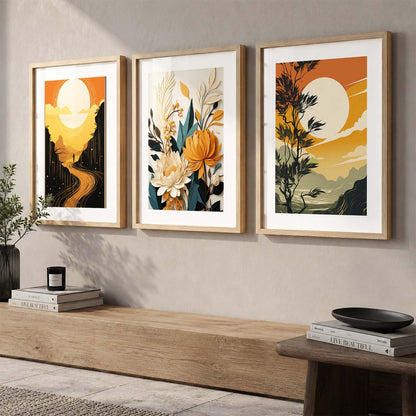 Modern  Wall  Art Paintings for Living Room - Wall Poster With frames