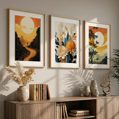 Modern  Wall  Art Paintings for Living Room - Wall Poster With frames