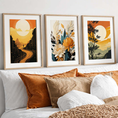 Modern  Wall  Art Paintings for Living Room - Wall Poster With frames