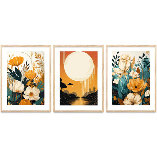 Modern   Wall  Art Paintings for Living Room - Wall Poster With frames