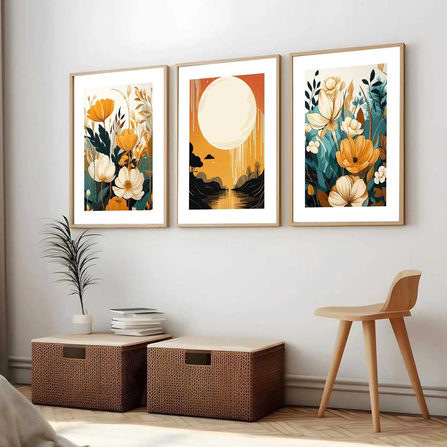 Modern Wall Art Paintings for Living Room - Wall Poster With frames by Kotart store