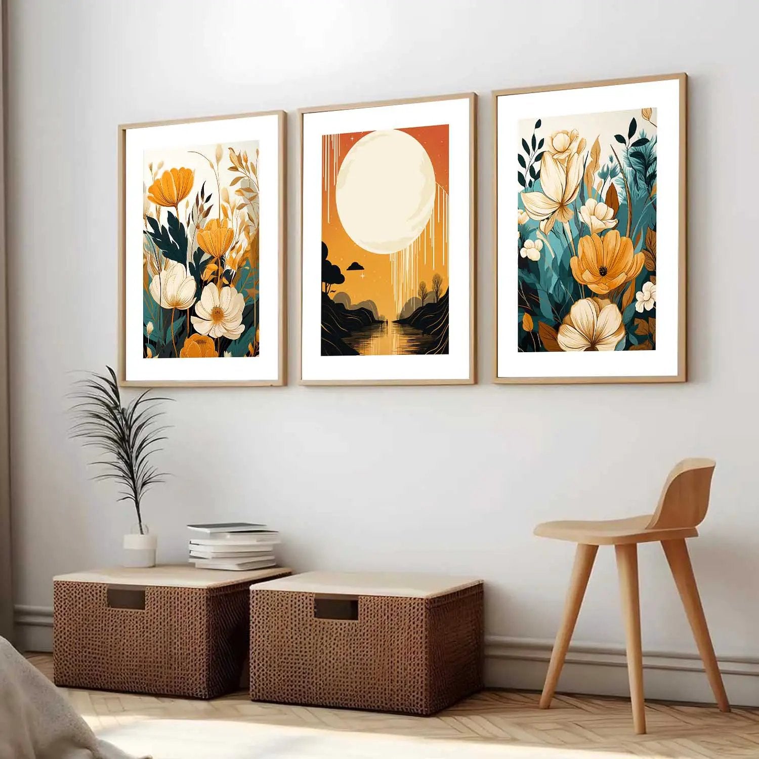 Modern Wall Art Paintings for Living Room - Wall Poster With frames by Kotart store