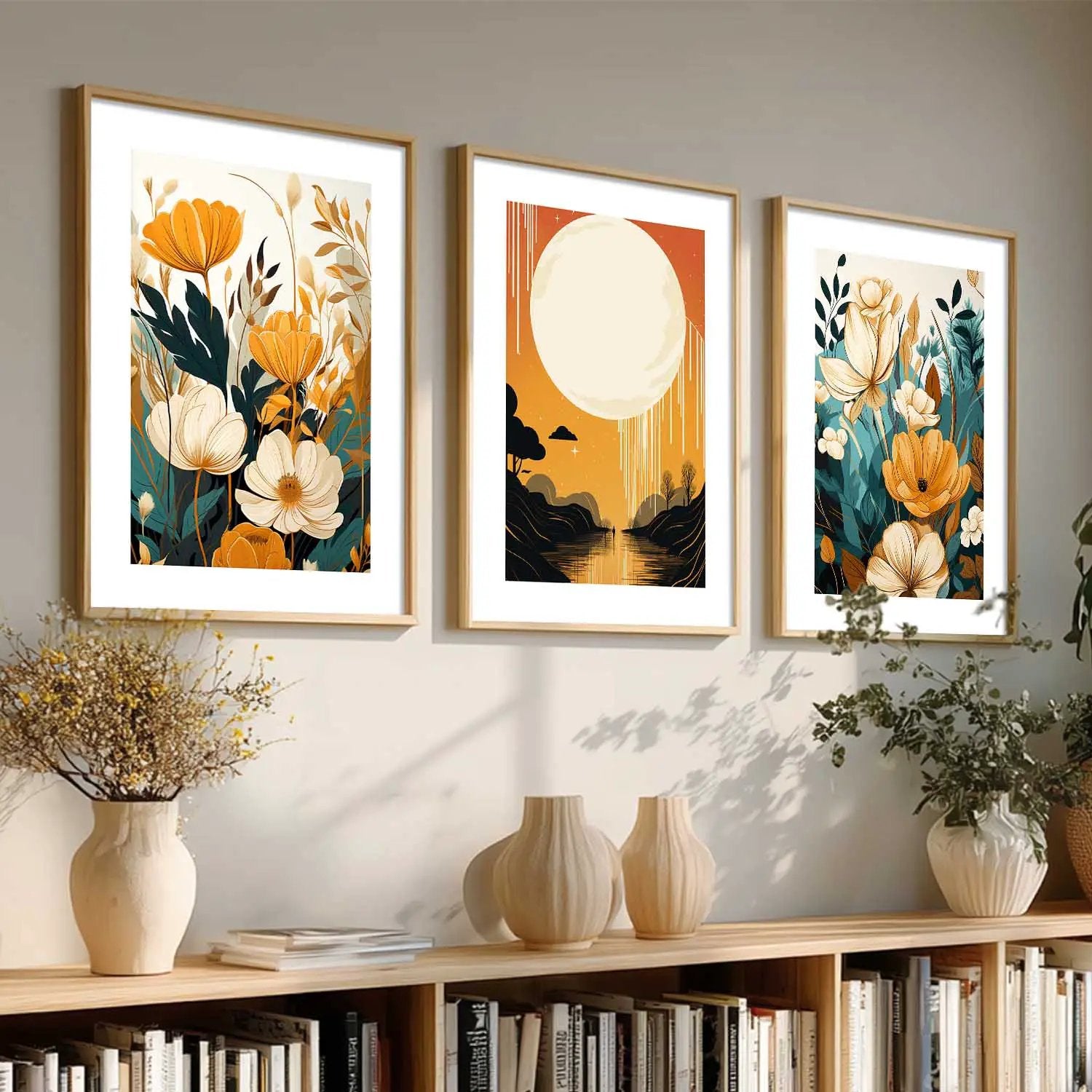 Modern Wall Art Paintings for Living Room - Wall Poster With frames by Kotart store