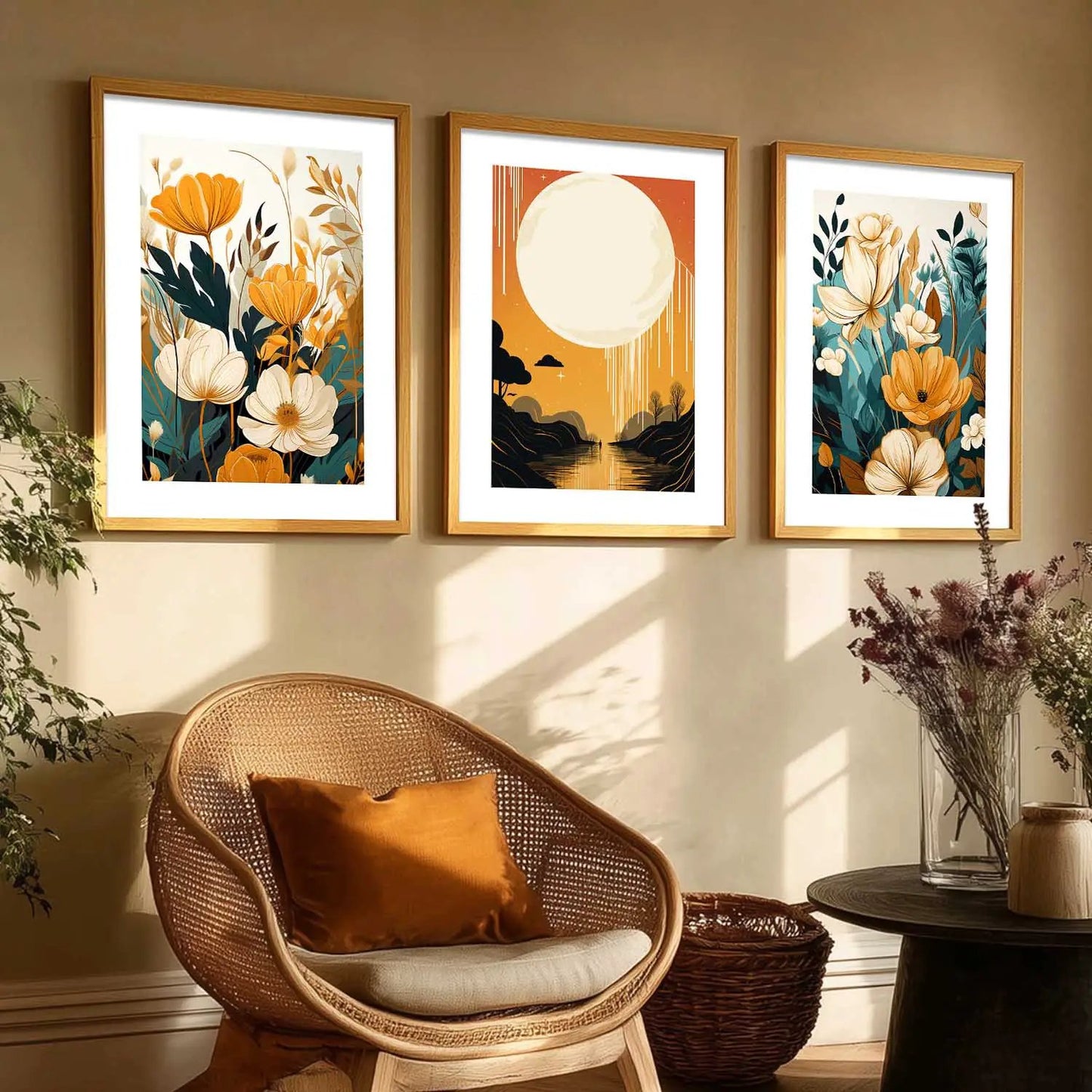 Modern Wall Art Paintings for Living Room - Wall Poster With frames by Kotart store