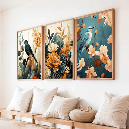 Traditional Wall Art Paintings for Living Room - Wall Poster With frames