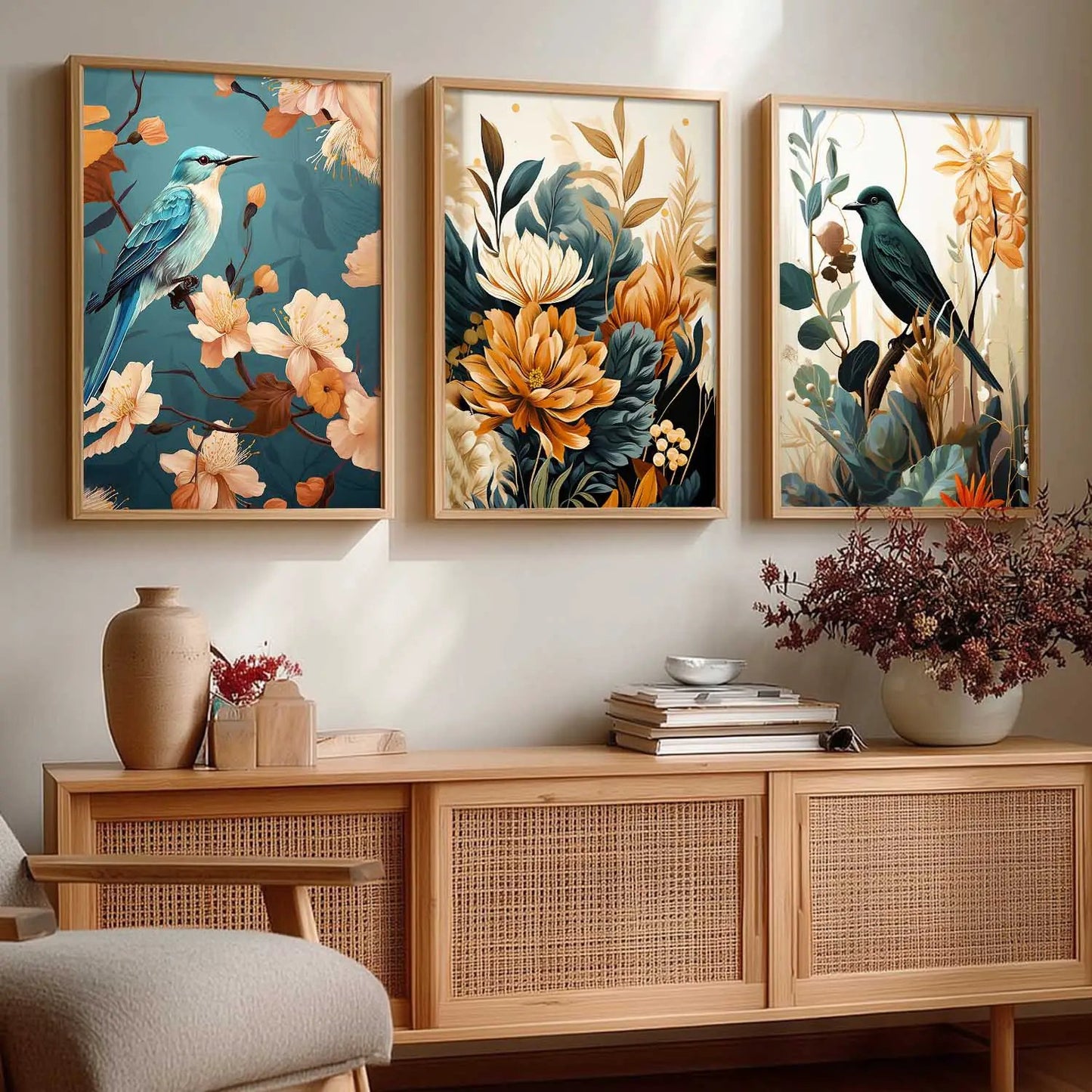 Traditional Wall Art Paintings for Living Room - Wall Poster With frames