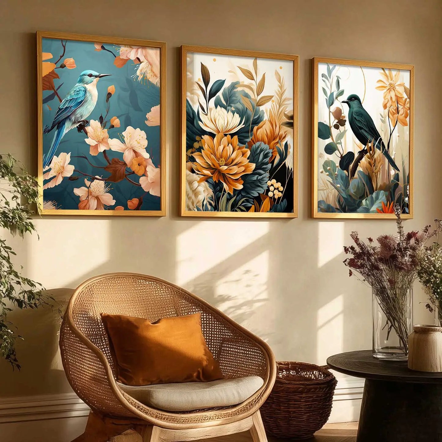Traditional Wall Art Paintings for Living Room - Wall Poster With frames