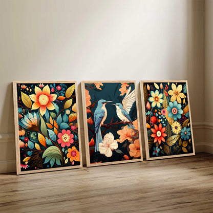 Traditional  Wall Art Paintings for Living Room - Wall Poster With frames