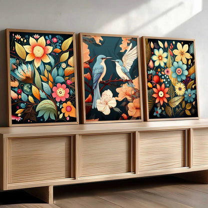 Traditional  Wall Art Paintings for Living Room - Wall Poster With frames